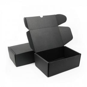 Black Corrugated Mailer Box